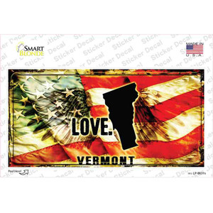 Vermont Love Wholesale Novelty Sticker Decal