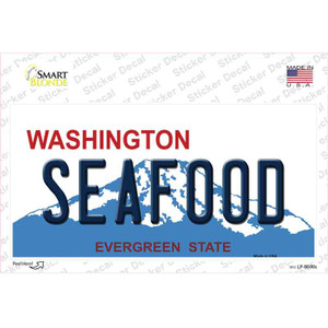 Seafood Washington Wholesale Novelty Sticker Decal