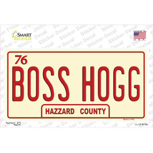 Boss Hogg Hazzard County Wholesale Novelty Sticker Decal