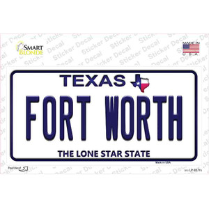 Fort Worth Texas Wholesale Novelty Sticker Decal