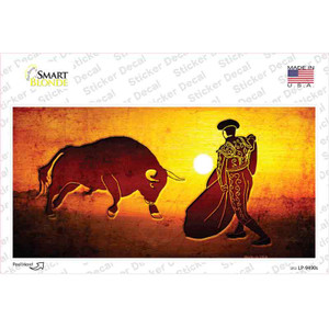 Bullfight With Sun Wholesale Novelty Sticker Decal