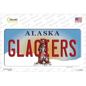 Glaciers Alaska State Wholesale Novelty Sticker Decal