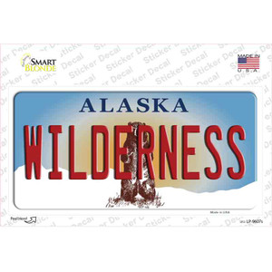 Wilderness Alaska State Wholesale Novelty Sticker Decal