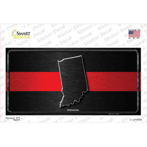 Indiana Thin Red Line Wholesale Novelty Sticker Decal