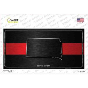 South Dakota Thin Red Line Wholesale Novelty Sticker Decal