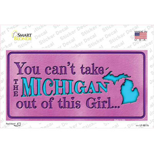 Michigan Outta This Girl Wholesale Novelty Sticker Decal