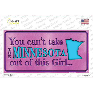 Minnesota Outta This Girl Wholesale Novelty Sticker Decal