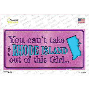 Rhode Island Outta This Girl Wholesale Novelty Sticker Decal