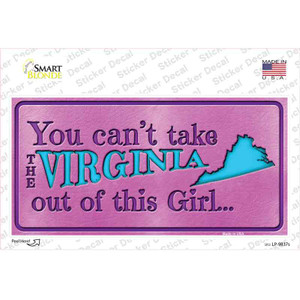 Virginia Outta This Girl Wholesale Novelty Sticker Decal
