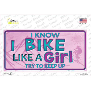 Bike Like A Girl Wholesale Novelty Sticker Decal