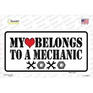 Heart Belongs To Mechanic Wholesale Novelty Sticker Decal