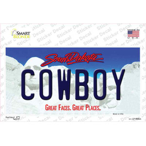 Cowboy South Dakota Wholesale Novelty Sticker Decal