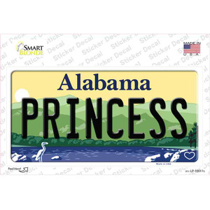 Princess Alabama Wholesale Novelty Sticker Decal