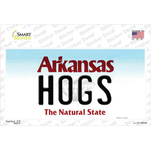 Hogs Arkansas Wholesale Novelty Sticker Decal