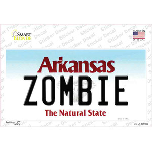 Zombie Arkansas Wholesale Novelty Sticker Decal