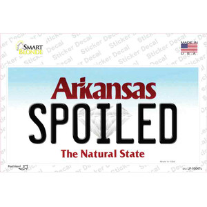 Spoiled Arkansas Wholesale Novelty Sticker Decal