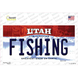 Fishing Utah Wholesale Novelty Sticker Decal
