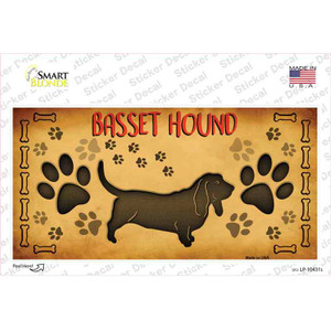 Basset Hound Wholesale Novelty Sticker Decal
