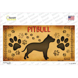 Pitbull Wholesale Novelty Sticker Decal