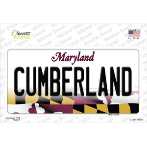 Cumberland Maryland Wholesale Novelty Sticker Decal