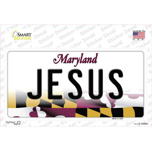 Jesus Maryland Wholesale Novelty Sticker Decal