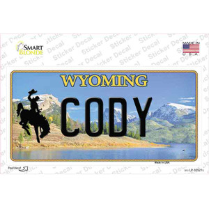 Cody Wyoming Wholesale Novelty Sticker Decal
