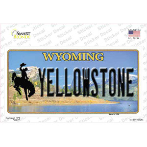 Yellowstone Wyoming Wholesale Novelty Sticker Decal