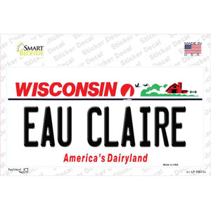Eau Claire Wisconsin Wholesale Novelty Sticker Decal