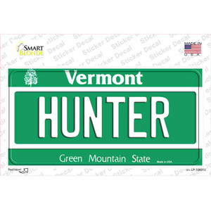 Hunter Vermont Wholesale Novelty Sticker Decal