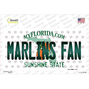 Marlins Fan Florida Wholesale Novelty Sticker Decal