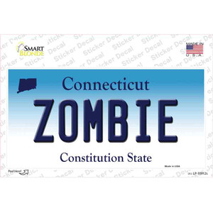Zombie Connecticut Wholesale Novelty Sticker Decal