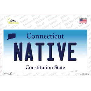 Native Connecticut Wholesale Novelty Sticker Decal