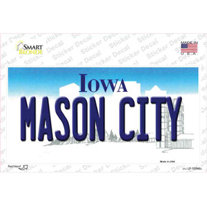 Mason City Iowa Wholesale Novelty Sticker Decal