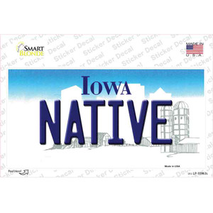 Native Iowa Wholesale Novelty Sticker Decal