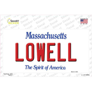 Lowell Massachusetts Wholesale Novelty Sticker Decal