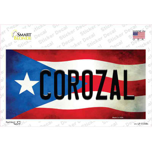 Corozal Puerto Rico Flag Wholesale Novelty Sticker Decal