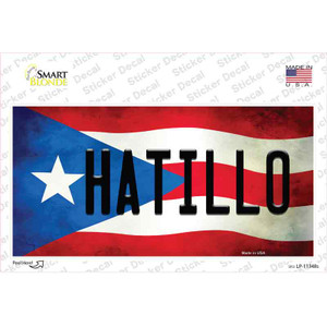 Hatillo Puerto Rico Flag Wholesale Novelty Sticker Decal