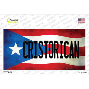 Christorican Puerto Rico Flag Wholesale Novelty Sticker Decal