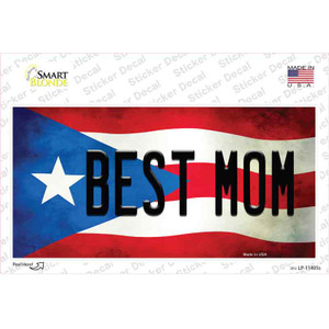 Best Mom Puerto Rico Flag Wholesale Novelty Sticker Decal