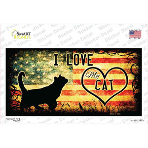 I Love My Cat Wholesale Novelty Sticker Decal