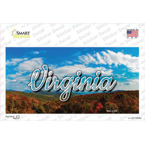 Virginia Mountain Range State Wholesale Novelty Sticker Decal