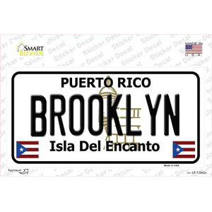 Brooklyn Puerto Rico Wholesale Novelty Sticker Decal