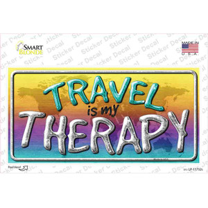 Travel Is My Therapy Wholesale Novelty Sticker Decal