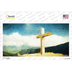 Lone Cross in the Sky Wholesale Novelty Sticker Decal