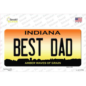 Best Dad Indiana Wholesale Novelty Sticker Decal