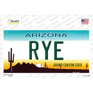 Rye Arizona Wholesale Novelty Sticker Decal