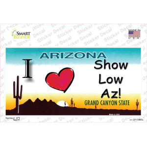 I Love Show Low AZ Wholesale Novelty Sticker Decal