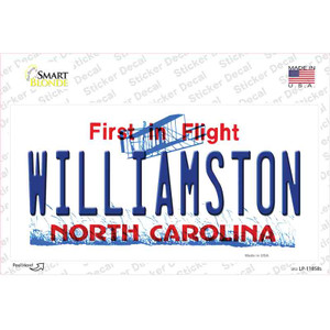 Williamston North Carolina Wholesale Novelty Sticker Decal