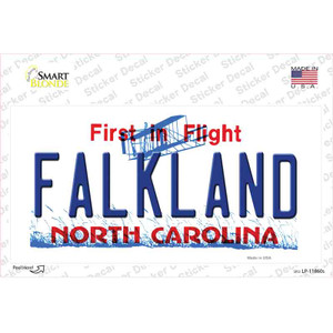 Falkland North Carolina Wholesale Novelty Sticker Decal