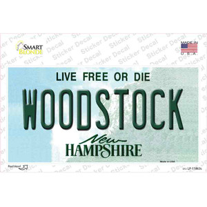 Woodstock New Hampshire Wholesale Novelty Sticker Decal